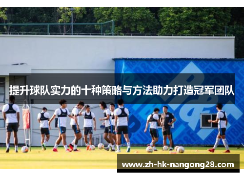 提升球队实力的十种策略与方法助力打造冠军团队